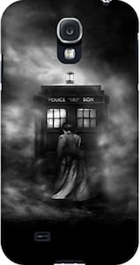Tardis And The Doctor In The Mist Samsung Galaxy And iPhone Case