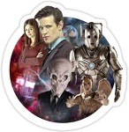 11th Doctor Friends And Enemies Sticker