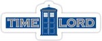 dr. who Tardis Time Lord Sticker
