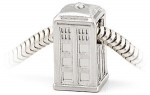 Dr. Who Tardis Charm For Charm Bracelet