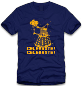 Dr. Who Dalek Celebrate T-Shirt