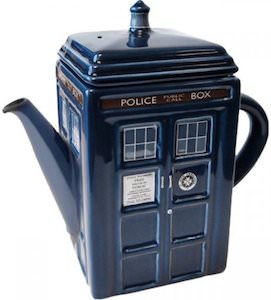 Dr. Who Tardis Ceramic Teapot