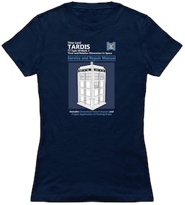 Dr. Who Tardis Service And Repair Manual T-Shirt