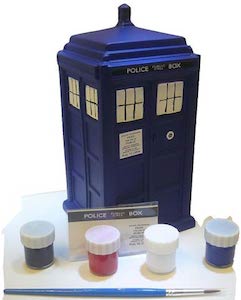 Doctor Who Paint Your Own Tardis Money Bank