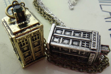 Doctor Who Tardis 3D Pendant Necklace