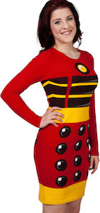 Red And Yellow Dalek Dress