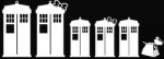 Doctor Who Tardis Family Window Decals