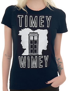 Dr. Who women's Timey Wimey T-Shirt