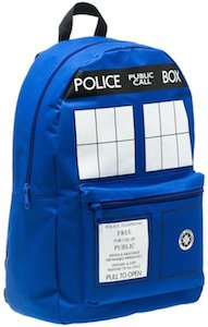 Dr. Who Blue Tardis Backpack