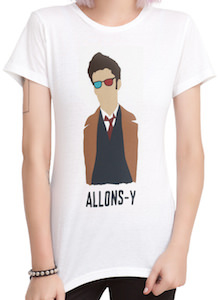 Doctor Who Allons-y t-shirt
