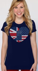 I heart Doctor Who t-shirt for women