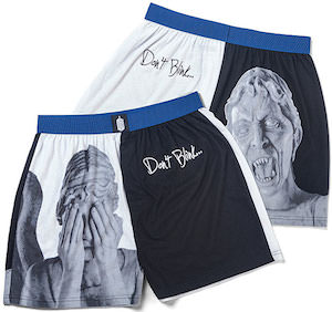 Weeping Angels Don’t Blink Boxers Underwear