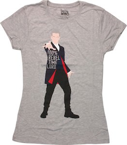 Doctor Who 12th Doctor 100% Rebel Time Lord women's T-Shirt