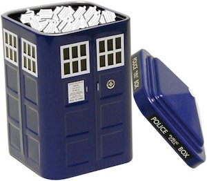 Doctor Who Tardis Tin With Logo Shaped Mints