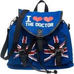 Dr. Who I Heart Heart The Doctor Convertible Slouch Backpack