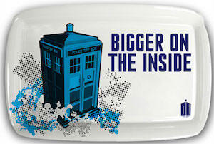 Doctor Who Tardis Bigger On The Inside Serving Tray