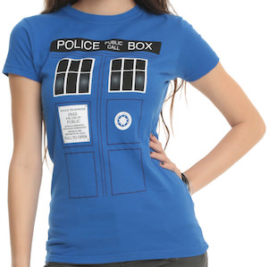 Dr. Who women's Tardis t-shirt