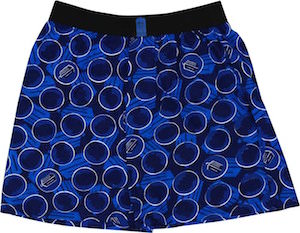 Doctor Who Boxers Shorts with 11 Doctors and the Logo On It