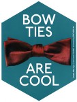 Doctor Who Bow Ties Are Cool Sticker