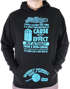 Doctor Who Timey Wimey Wibbly Wobbly Hoodie