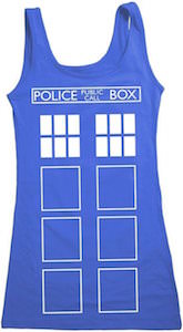 Doctor Who Tardis Women's Costume Tank Top