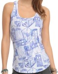 Doctor Who Tumbling Tardis Women's Tank Top