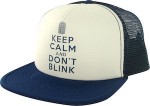 Doctor Who Keep Calm And Don't Blink Trucker Hat