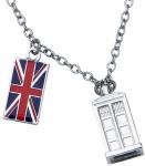 Doctor Who Tardis Union Jack Necklace