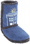Doctor Who Tardis Image Slipper Boots