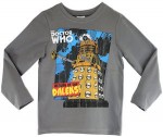 Doctor Who Return Of The Daleks Kids Long Sleeve T-Shirt