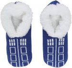 Doctor Who Tardis Fluffy Slippers