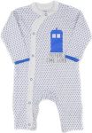 Baby Footless Tardis Future Time Lord Pajama