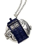 Doctor Who Tardis Compas Pendant Necklace