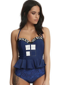 Doctor Who Tardis bikini set
