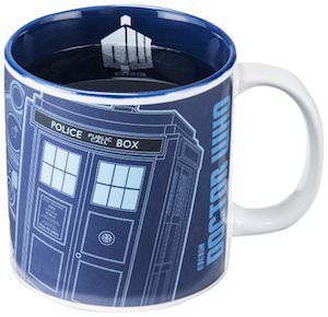Doctor Who heath changing Tardis mug