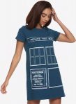 Dr Who The Doors Of The Tardis T-Shirt Dress