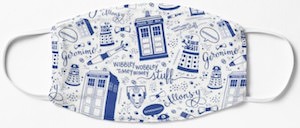The World Of The Doctor Face Mask
