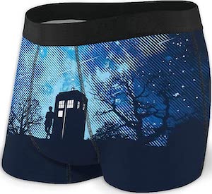 11th Doctor And The Tardis Men’s Underwear