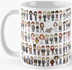 Doctors And Friends Mug buy your Doctor Who mug