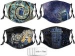 Doctor Who 4 Tardis Face Masks