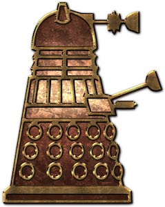 Copper Dalek Sticker