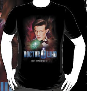 11th Doctor Matt Smith portrait t-shirt