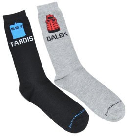 Tardis And Dalek Socks