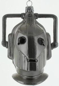 Doctor Who Cyberman head ornament