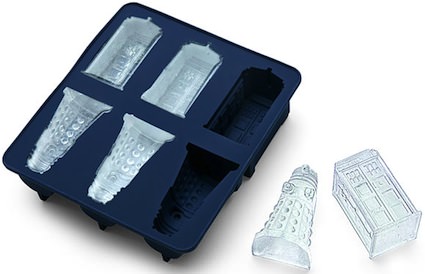 Dalek And Tardis Ice Cube Tray