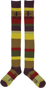 4th Doctor Scarf Socks