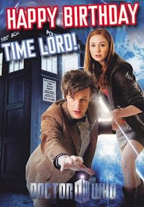 Happy Birthday Time Lord Birthday Card