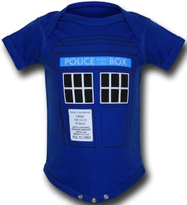 Dr. Who Tardis Infant bodysuit