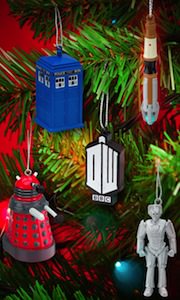 Doctor Who 5 Piece Christmas Ornament Set