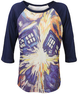 Exploding Tardis Long Sleeve T-Shirt